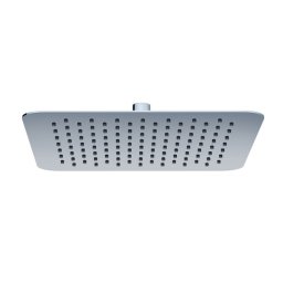 Esőztető Chrome zuhanyfej - Slim négyzetalapú, 300 mm - 982.00