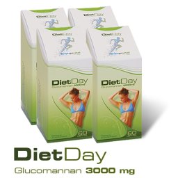 Diet Day Glucomannan 3000mg 4 doboz
