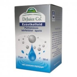 DrJuice Co. Ezüstkolloid pattanásos bőrfelület ápoló oldat - 200ml