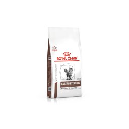 Royal Canin Gastro Intestinal Moderate Calorie - száraz gyógytáp felnőtt macskák részére gyomor problémák csökkentésére kevés kalóriatartalommal 2 kg