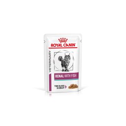 Royal Canin Renal with Fish Wet Pouch - nedves gyógytáp vesebeteg felnőtt macskák részére hallal 85 g
