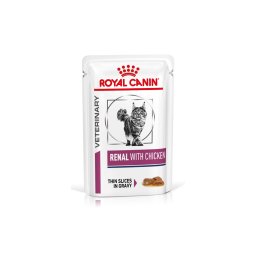Royal Canin Renal with Chicken Wet Pouch - nedves gyógytáp vesebeteg felnőtt macskák részére csirkével 85 g
