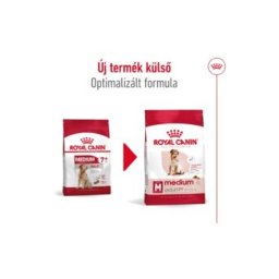 ROYAL CANIN MEDIUM ADULT 7+ - közepes testű idősödő kutya száraz táp 15 kg