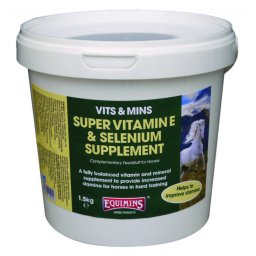 Equimins Super Vitamin E & Selenium - Vitaminkeverék magas E-vitamin és szelén tartalommal 3 kg