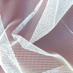 Jacquard minta nélküli függönyanyag, necc, szúnyogháló, fehér