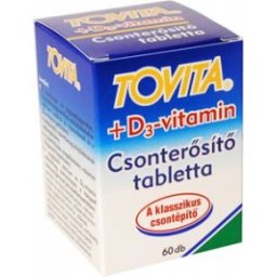 Tovita Csonterősítő + D3-vitamin tabletta - 60db
