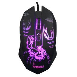 GAMER EGÉR USB FEKETE SKORPIÓS + VILÁGÍTÓS