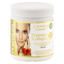 Jó közérzet Prémium Series Kollagén por eper - 176g