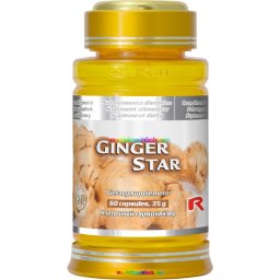 Ginger Star 60 db Gyömbér-gyökér port tartalmazó étrend-kiegészítő kapszula - StarLife