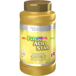 Folic Acid Star 120 db tabletta, folsav a sejtek regenerálásához - StarLife