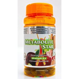 Metabolite Star 60 db - lecitin, Kelp és B6-vitamin az idegrendszer, az emésztőrendszer és a pajzsmirigy működésének támogatására - StarLife