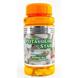 Potassium Star 60 db tabletta, Kálium az idegrendszer és az izomzat funkcióinak segítésére - Starlife