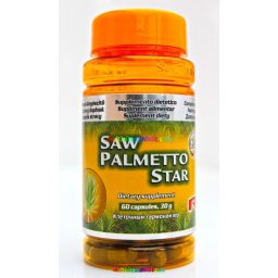 Saw Palmetto Star 60 db kapszula Fűrészpálma kivonat, 500 mg - StarLife