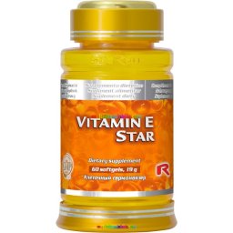 Vitamin E Star - E-Vitamin, 60 db lágyzselatin kapszula 100 mg - StarLife