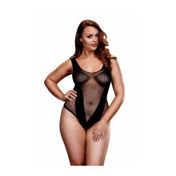 Baci Plus Size - Rafinált, Necc Body, Fekete