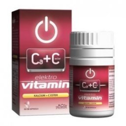 Vita Crystal E-lit Vitamin - Kalcium + Cester C kapszula - 60db
