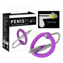 Penisplug - Szilikon Makkgyűrű Hűgycsőkúppal