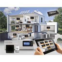Fűtés-Hűtés zónavezérlés TECH HU-264--L8-