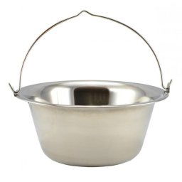 Rozsdamentes bogrács 13 liter (0.6mm)