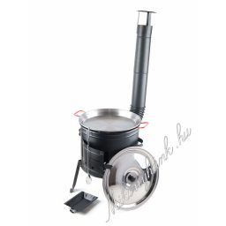 39cm Bográcsház + füles vas hússütő 9 részes