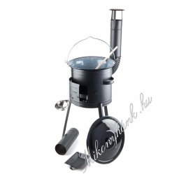 39cm magas bográcsház+ 16 literes zománcos bogrács(10részes)