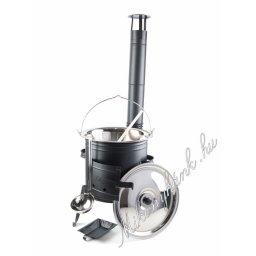 31cm Bográcsház+8 literes rozsdamentes(0.6mm)bogrács(10részes)
