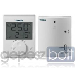 Siemens RDH100RF/SET Rádiófrekvenciás, elemes szobatermosztát LCD kijelzővel