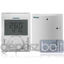 Siemens RDJ100RF/SET Rádiófrekvenciás szobatermosztát 24-órás időprogrammal, LCD-kijelzővel