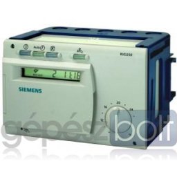 Siemens RVD250-A Hőközponti szabályozó 28 programozott rendszer típussal