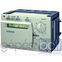 Siemens RVD260-A Hőközponti szabályozó 14 programozott rendszer típussal
