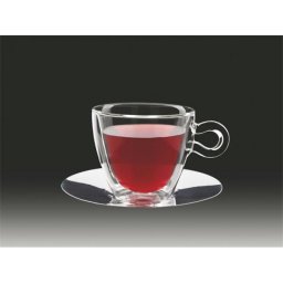 Teás csésze rozsdamentes aljjal, duplafalú Thermo 30 cl