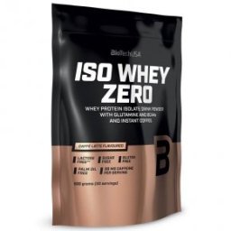 BioTech USA 100% IsoWhey ZERO Lactose free coffé latte - 500g
