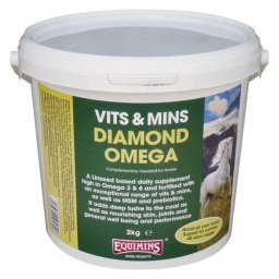 Equimins Diamond Omega - Omega 3-6-9 lenmag por 2 kg vödör