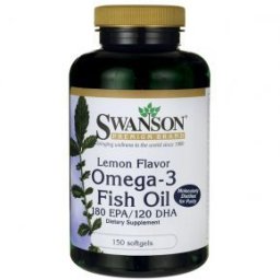 Swanson Omega-3 Halolaj kapszula - 150db