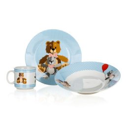 Banquet Étkészlet gyerek 3 részes Teddy Bear 60TB002-B Kifutó termék!