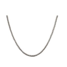 Uniszex fonott nemesacél nyaklánc 3 mm (60 cm)