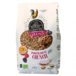 Royal Green Bio müzli gyümölcsös crunch - 375g