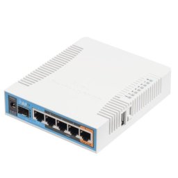 WiFi router MikroTik Vezeték nélküli Router hAP ac 5x GbE LAN 1x GbE SFP Dual-band PN: RB962UIGS-5HACT2HNT