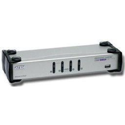 Master View KVM switch Dual-View 4PC USB + kábelkészlet PN: XCS1744