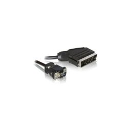 SCART kimenet  VGA bemenet video kábel 2m PN: DELOCK-65028