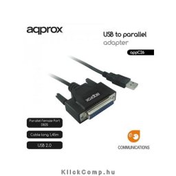 USB to Párhuzamos port adapter APPROX APPC26 PN: APPC26
