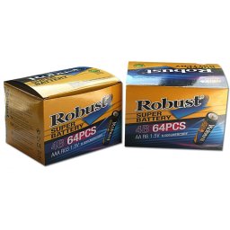 Robust elemek - Mindig lesz otthon utánpótlás! - 64 db. AA vagy AAA elem