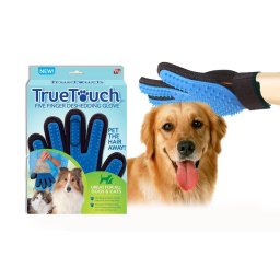 Kesztyű a bunda fésülésére - True Touch