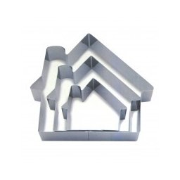 3 DARABOS TORTA FORMA, TORTA KERET - HÁZ