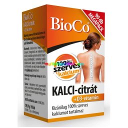 KALCI-citrát+D3-vitamin 90 db filmtabletta, Megapack - BioCo