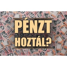 Tréfás Színes lábtörlő / Pénzt hoztál?