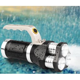 Sürgősségi lámpa újratölthető, vízálló.