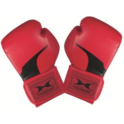 Premium piros bőr boxkesztyű