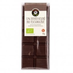Bio Berta bio 72%-os tejcsokoládé szelet - 40g