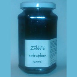Zöld Dió szirupban rummal 420g